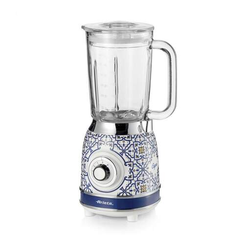 Batidora Vaso Ariete 583 Capri - 1000 W, 1,5 L, 4 Velocidades, Azul