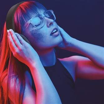 AURICULARES ELBE ABTB26NB DIADEMA MICRO FM NEG/ROJ