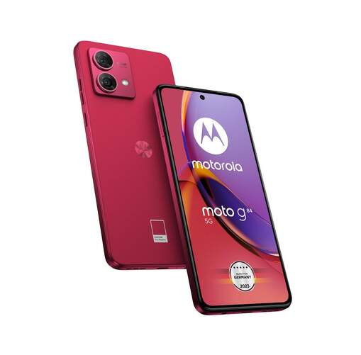 Motorola Moto G84 5G 12/256 GB Viva Magenta - 6,5", Snapdragon 695, 50+16 MP, 5000 mAh