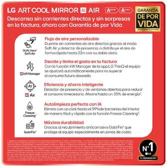 ACON.SPLIT LG MIRROR09X.SET WIFI ACON.SPLIT LG MIRROR09X.SET WIFI