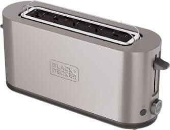 TOST. BLACK%%%amp;DECKER BXTO1002E 1R LARGA 1000W INOX