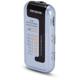 RADIO PORTATIL AIWA R22SL AM/FM COMPACTO SILVER