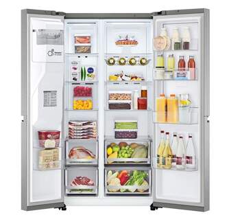FRI. LG GSJV70MBLE 179X91 D2D 668L INOX DISPEN