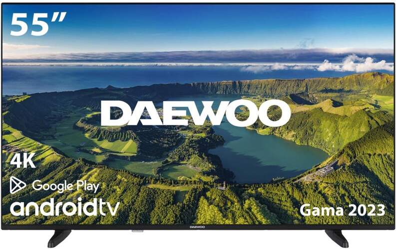 TV 55" Daewoo 55DM72UA - 4K Ultra HD, Android TV, HDR10