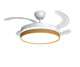 VENTILADOR TECHO RET ARTICA AVTECHR72BM BCO MD 72W