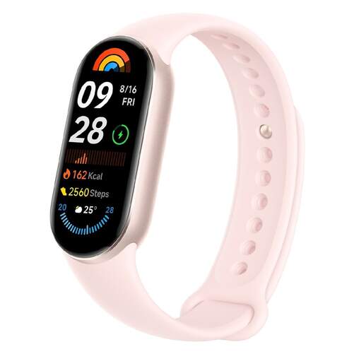 Smart Band 9 Mystic Rose - 1,62" AMOLED, 60 Hz, 1200 nits, 21 h autonomía, rosa