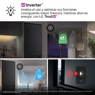 FRICOM. LG GBBW726CMB 203x70 INOX METALFRESH