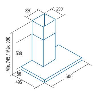 CAMP. CATA SPLUS6010X INOX 02060602