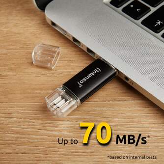MEMORIA USB INTENSO 64GB TIPO A C USB FLASH 3.2