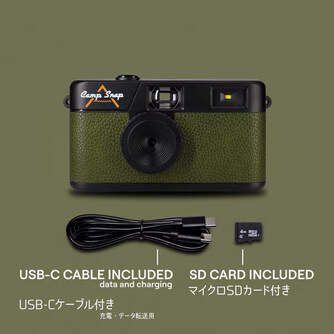 CAMARA CAMP SNAP CS-V105 VINTAGE VERDE