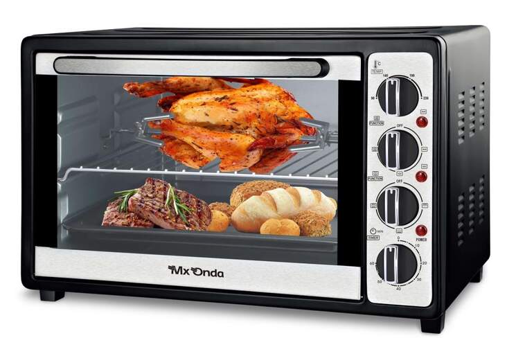 Horno Sobremesa Mx Onda MXHC2684 - 48 L, Convecci&oacute;n, 1800 W, Vapor, Negro