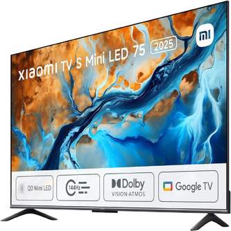 TV XIAOMI 75%%%quot; S MINILED 2025 UHD GOOGLETV 144HZ