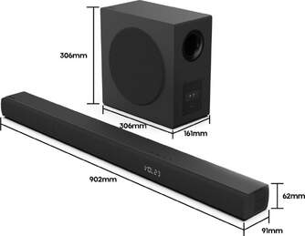 BARRASONIDO HISENSE HS3100 3.1 480W DOLBY AUDIO BT