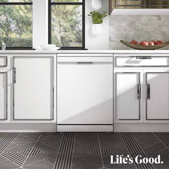 LVJ. LG DF375HWS 10P QUADWASH 3%%%#170;B 43DB BCO