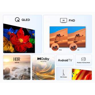 TV TCL 40%%%quot; 40S5K FHD QLED ANDROIDTV DOLBY AUDIO