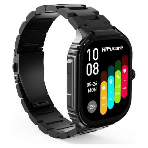 Smartwatch HiFuture Ultra3 Pro Black - Pantalla AMOLED 2,04", monitor salud, 7 d&iacute;as autonom&iacute;a