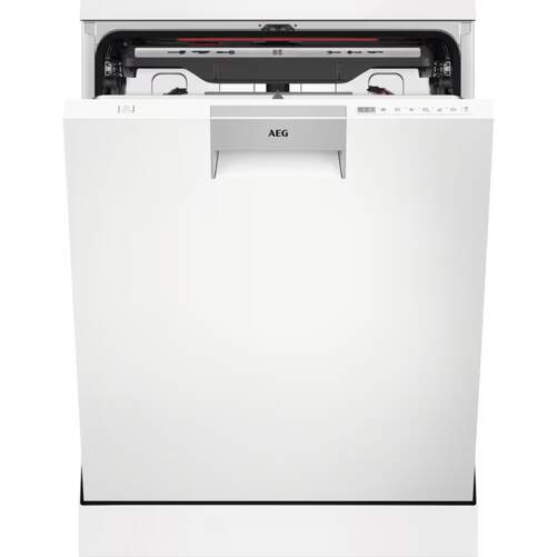 Lavavajillas AEG FFB76717PW - Clase A, incio diferido 24h, 3&ordf; Bandeja, 14 Servicios, 44 dB, Blanco