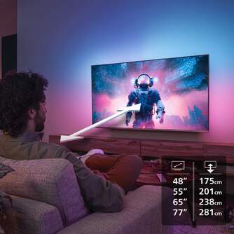 TV PHILIPS 55%%%quot; 55OLED770 UHD OLED STV AMBI P5 120H