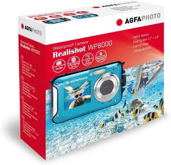 CAMARA AGFA CAMARA WP8000 RED SUMERGIBLE 24MP