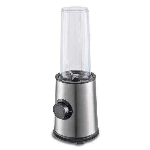 Batidora vaso Kuken 38806 Smoothie - 600 W, 800 ml, 2 vasos, inox, negro