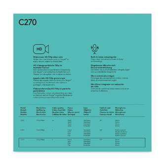 WEBCAM LOGITECH C270 3MP