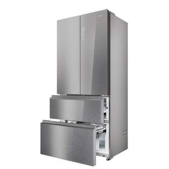 FRI. HAIER HFR7819ENGC 190x83x64 FD NF DISP INOX