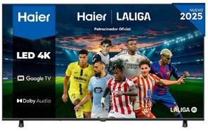 TV Haier 43" LED H43K85FUX - 4K Ultra HD, Google TV, Dolby Digital 20W, HDR10 y HLG