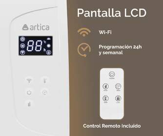 EMISOR SECO ARTICA AETS1200 1200W LCD WIFI
