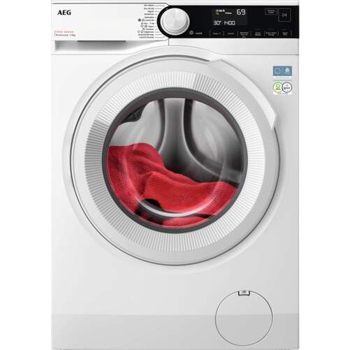 Lavadora AEG LFR7394N2B - 9 kg, 1400 rpm, Display, ProSteam, Clase A, Blanco