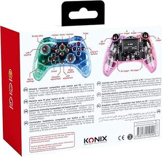MANDO KONIX COMPATIBLE PS4 / SWITCH / PC