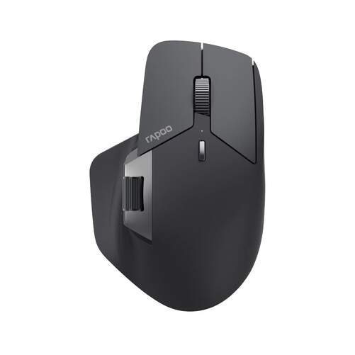 Ratón Rapoo MT760LW Con Adaptador 00226462 - Óptico, RF Wireless + Bluetooth, Negro