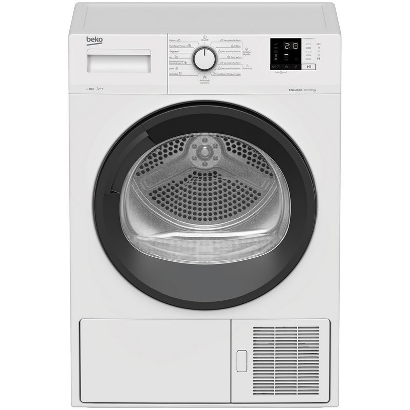 Secadora Bomba Calor Beko DHS8413GA1 - Clase A++, 8kg