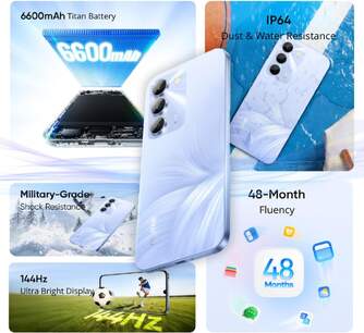 SMARTPHONE REALME C100 5G 4/256 6,8%%%quot; PURPLE