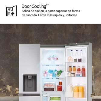 FRI. LG GSLV71PZTD 179x91 635L INOX DISP S/TOMA