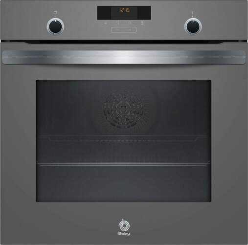 Horno Balay 3HB5158A2 - Clase A, 7 Funciones, 71L, Limpieza vapor, Raíl Telescópico, Cristal Gris