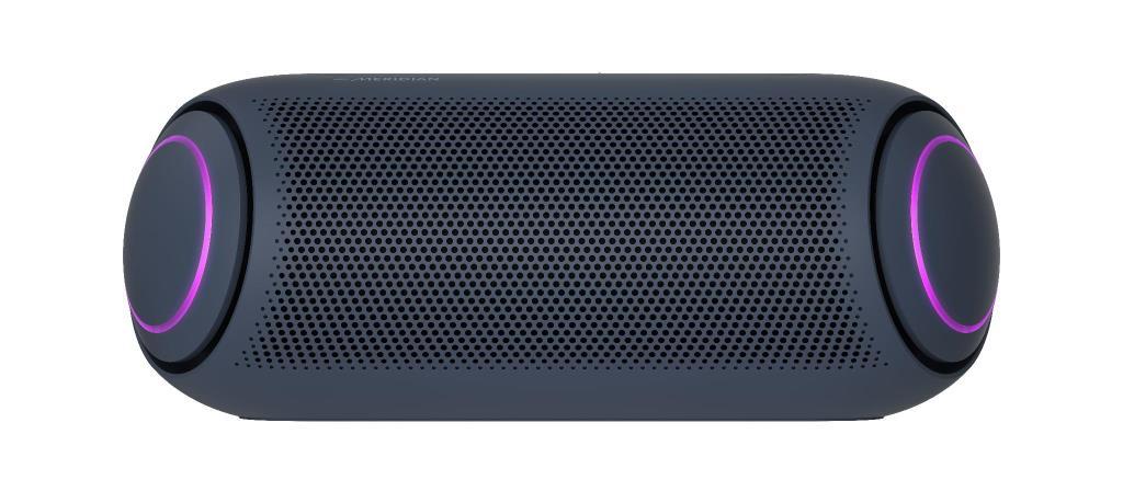 Altavoz Lg Xboom go pl7 30 w bluetooth autonomía 24 ipx5 voz azul hasta horas de batería resistencia agua para fiestas aire libre compatible con iphone y android color marino. 30w 24h bt