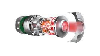 ASPI. ESCOBA HOOVER HF322TP 22V DOBLE LED PARKING