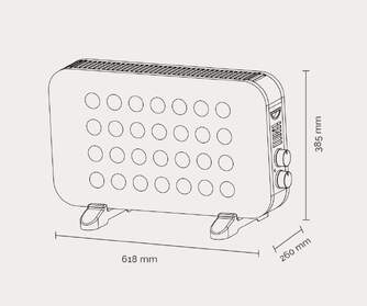 CONVECTOR ARTICA ACCV200 2000W
