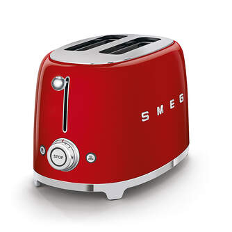 TOST. SMEG TSF01RDEU 2R CORTO ROJA 950W