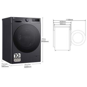 LVD.SEC. LG F4DR6010AGM 10/6K 1400R INOX A-10%/D