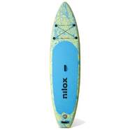 Tabla de Paddle Surf Nilox Waikiki Blue - 2,74 m de longitud, 3kg de peso, funda y correa inclu&iacute;da