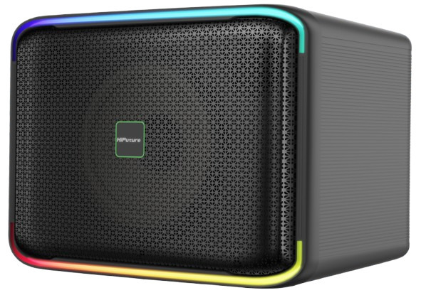 Altavoz HiFuture Event Horizon Karaoke Black - 4000 mAh, hasta 4 horas de uso, 5W RMS