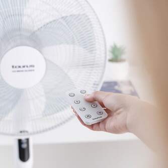 VENTILADOR PIE TAURUS ICE BRIS SIL 40CM MD DC 3EN1