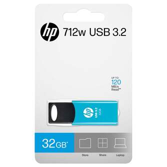 MEMORIA USB HP 712W AZUL 32GB 3.2