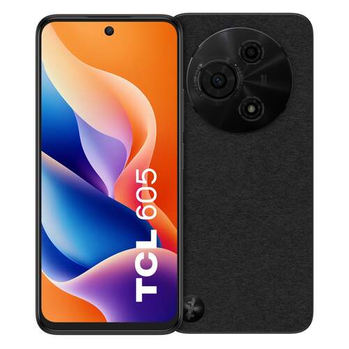 Smartphone TCL 605 T517F 8/256 GB Negro - 6,67", Mediatek Helio G81, 50+5 Mp, 5200 mAh