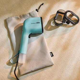 PLANCHA VERTICAL BRAUN GS3013GR 1100W 22GR AZUL