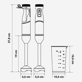 BATID. U.BLUE TWISTY 7070X 700W DC S/A PIE INOX