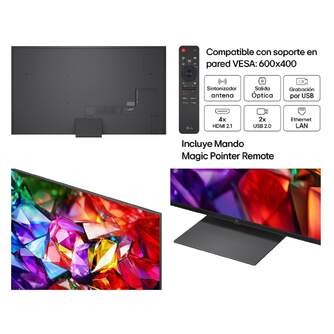 TV LG 100%%%quot; 100MRGB96B6 UHD MICRORGB A11 165HZ W26