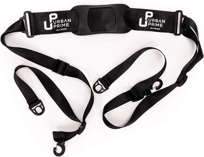 Cinturón Urban Prime Scooter Negro - Talla única, para transportar patinetes, unisex