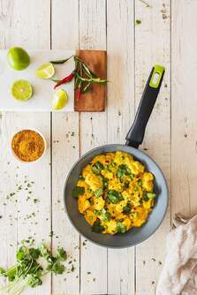 SARTEN MONIX ECO NATURE 22 NUEVA CERAMICA NAT